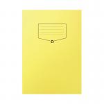 Silvine Recycled Exercise Book Lined with Margin 64 Pages A4 Yellow (Pack of 10) EXRE103 SV00554