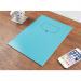 Silvine Recycled Exercise Book 7mm Square 64 Pages A4 Blue (Pack of 10) EXRE104 SV00555