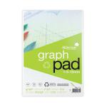 Silvine Recycled Graph Pad 1/5/10mm A4 50 Pages A4GPRE SV01071