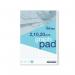 Silvine Graph Pad 21020mm 50 Sheets A4 A4GP21020 SV01822