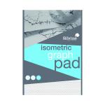 Silvine Graph Pad 5mm Isometric 50 Sheets A4 A4GPISO SV01825