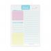 Silvine Luxpad Things To Do Desk Pad 60 Pages A5 223 SV02040