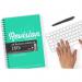 Silvine Wirebound Revision Notebook 160 Pages Green (Pack of 5) EX751 SV03482