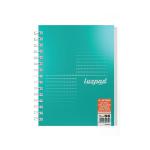 Silvine Luxpad Professional Wirebound Notebook Ruled with Margin 200 Pages A5+ (Pack of 3) LUXA5MT SV40134