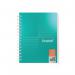 Silvine Luxpad Professional Wirebound Notebook Ruled with Margin 200 Pages A5+ (Pack of 3) LUXA5MT SV40134