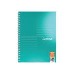 Silvine Luxpad Professional Wirebound Notebook Ruled with Margin 200 Pages A4+ (Pack of 3) LUXA4MT SV40136