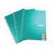 Silvine Luxpad Professional Wirebound Notebook Ruled with Margin 200 Pages A4+ (Pack of 3) LUXA4MT SV40136