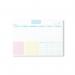Silvine Weekly Desk Planner 52 Printed Sheets A4 225 SV40205
