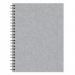Silvine Luxpad Stiff Covered Wire Notebook A4 Plus (Pack of 3) LUXSPA4AC SV40429