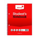 Silvine Ruled Student Notebook 229x178mm 120 Pages (Pack of 12) 139 SV41650