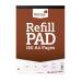 Silvine Ruled Headbound Refill Pad A4 160 Pages (Pack of 6) A4RPF
