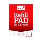 Silvine Ruled Headbound Refill Pad A4 160 Pages (Pack of 6) A4RPFM SV41740