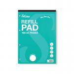 Silvine Refill Pad 160 Pages Ruled Dot Grid A4 Teal (Pack of 6) A4RPD SV41771