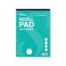 Silvine Refill Pad 160 Pages Ruled Dot Grid A4 Teal (Pack of 6) A4RPD SV41771
