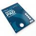 Silvine Ruled 5mm Square Headbound Refill Pad 160 Pages A4 (6 Pack) A4RPX SV41775