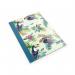 Silvine Casebound Notebook Ruled with Margin 80 Pages A4 Assorted (Pack of 12) NBA4SG SV41941