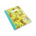 Silvine Casebound Notebook Ruled with Margin 80 Pages A4 Assorted (Pack of 12) NBA4SG SV41941
