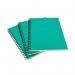 Silvine Luxpad Hardback Wirebound Notebook A4 + (Pack of 6) SPA4FEINT SV41960