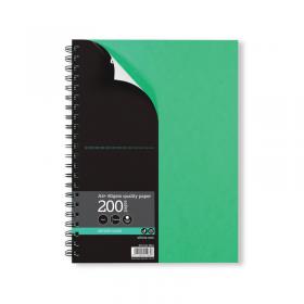 Silvine Luxpad Hardback Wirebound Notebook A4 + (Pack of 6) SPA4FEINT SV41960