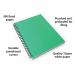 Silvine Luxpad Hardback Wirebound Notebook A4 + (Pack of 6) SPA4FEINT SV41960