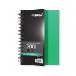 A photo of the Silvine Wirebound Luxpad Notebook shows a sturdy hardback cover with wire binding. It is A5 size and contains 200 pages, making it ideal for note taking, journaling or sketching. The pack includes 6 notebooks.