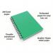 Silvine Luxpad Hardback Wirebound Notebook 200 Pages A5 (6 Pack) SPA5 SV41963