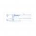 Silvine Receipt Book with Counterfoil 80x202mm (36 Pack) 233 SV42370