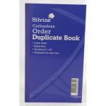 Silvine Carbonless Duplicate Order Book Blue 210x127mm (Pack of 5) 710