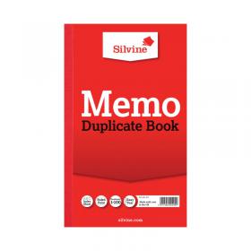 Silvine Duplicate Memo Book 210x127mm (6 Pack) 601 SV42490