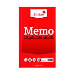 Silvine Duplicate Memo Book 210x127mm (Pack of 6) 601 SV42490