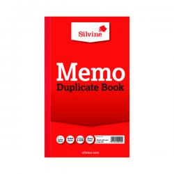 Cheap Stationery Supply of Silvine Duplicate Memo Book 210x127mm (Pack of 6) 601 SV42490 Office Statationery