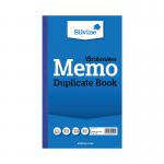 Silvine Carbonless Duplicate Memo Book 210x127mm (6 Pack) 701-T SV42495