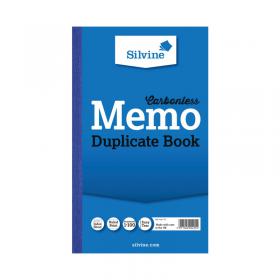 Silvine Carbonless Duplicate Memo Book 210x127mm (6 Pack) 701-T SV42495