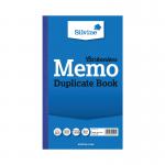 Silvine Carbonless Duplicate Memo Book 210x127mm (6 Pack) 701-T SV42495