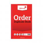 Silvine Duplicate Order Book 210x127mm (6 Pack) 610 SV42550