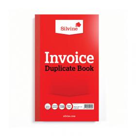 Silvine Duplicate Invoice Book 210x127mm (6 Pack) 611 SV42560