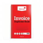 Silvine Duplicate Invoice Book 210x127mm (6 Pack) 611 SV42560