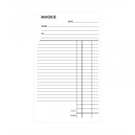 Silvine Triplicate Invoice Book 210x127mm (Pack of 6) 619 SV42562