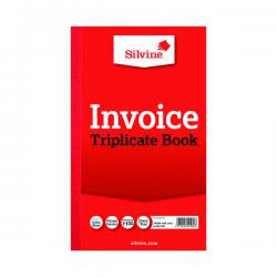 Cheap Stationery Supply of Silvine Triplicate Invoice Book 210x127mm (Pack of 6) 619 SV42562 Office Statationery