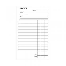 Silvine Carbonless Duplicate Invoice Book 210x127mm (6 Pack) 711-T SV42565