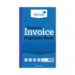 Silvine Carbonless Duplicate Invoice Book 210x127mm (6 Pack) 711-T SV42565