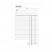 Silvine Carbonless Duplicate Invoice Book 210x127mm (6 Pack) 711-T SV42565