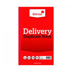 Silvine Duplicate Delivery Book 210x127mm (Pack of 6) 613-T SV42570