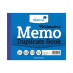 Silvine Carbonless Duplicate Memo Book 102x127mm (Pack of 12) 703-T SV42585