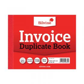 Silvine Duplicate Invoice Book 102x127mm (12 Pack) 616 SV42630