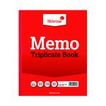 Silvine Triplicate Memo Book 254x203mm (Pack of 6) 606 SV42720