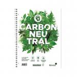 The image is of five Silvine wirebound A4 notebooks with 120 ruled pages each. The cover features the Silvine logo and Carbon Neutral label, and the pages are white with faint ruled lines. The notebook is opened to reveal the pages inside, ready to be filled with notes or doodles.