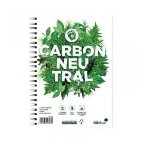 Silvine Carbon Neutral Ruled Notebook A5 120 Pages (Pack of 5) R303 SV42808