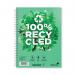 A photograph of Silvines Eco A5 notebooks shows a pack of 5 premium recycled wirebound notebooks proudly displayed on a desk or shelf. Each notebook features a sleek A5 size and the brands recognizable logo on the cover. The vibrant and sturdy wire binding and thick, eco-friendly pages are fully visible, inviting you to jot down your thoughts and ideas. These notebooks are perfect for those seeking sustainable and stylish stationery options.
