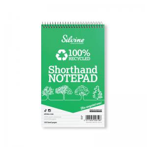 Silvine Everyday Recycled Shorthand Notepad 127x203 Pack of 12 RE160-T